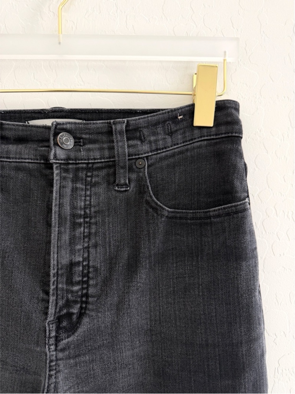 Madewell The Perfect Vintage Wide-Leg Jean in Black Wash NM234 Size 29 - Picture 8 of 14